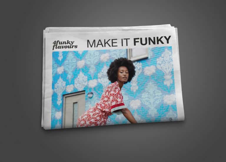 4ff 4funkyflavours photoshoot photography fashion music newspaper graphic design